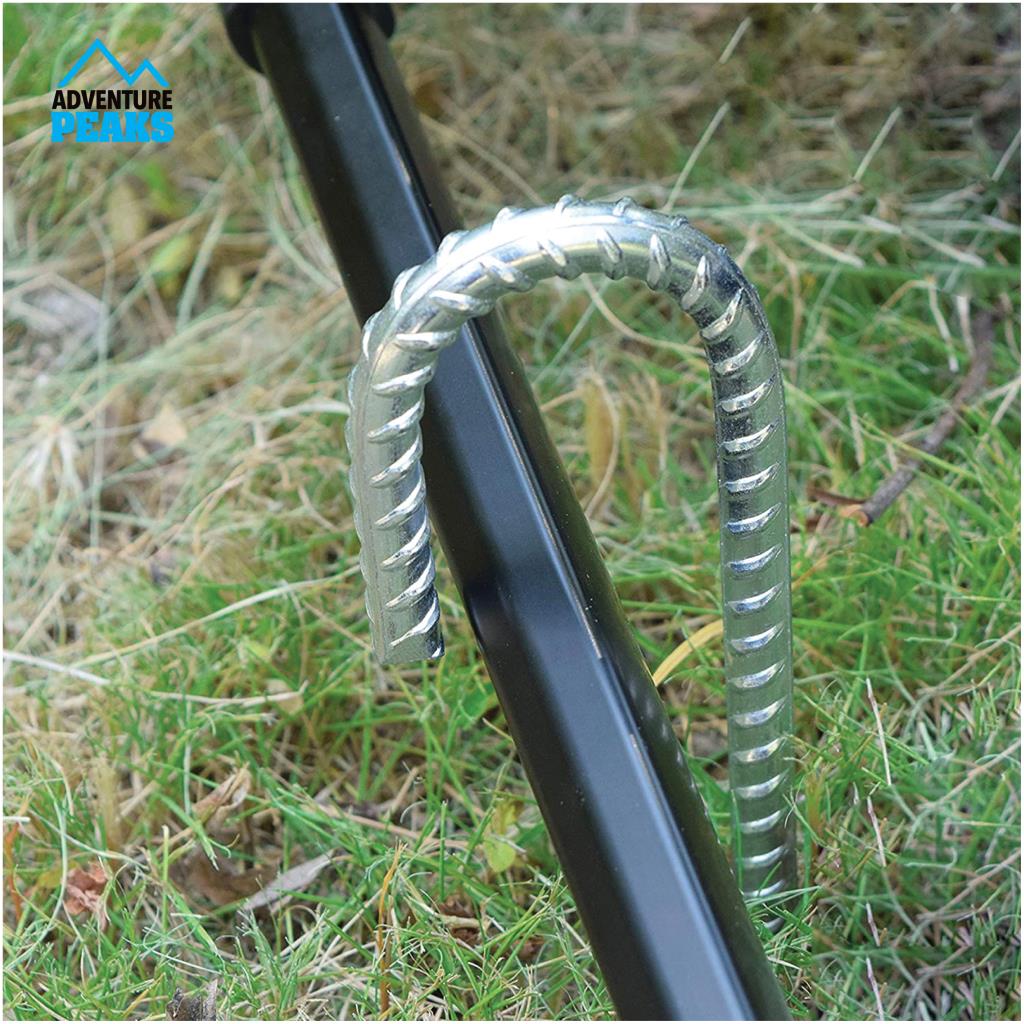 Galvanised Heavy Duty Steel Metal Ground Stakes Camping Tent Gazebo Marquee Pegs Galvanised Heavy Duty Steel Metal Ground Stakes Camping Tent Gazebo Marquee Pegs